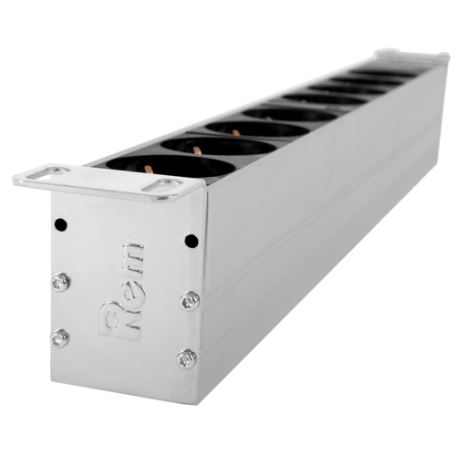 ЦМО Блок розеток Rem-32 с авт., 6 Schuko, 32А, алюм., 19