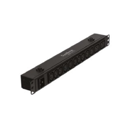 БРП Uniprom, базовый, 1U, 240В, 1Ф, 16A, 10xC13 2xC19, 2м кабель, IEC320 C20