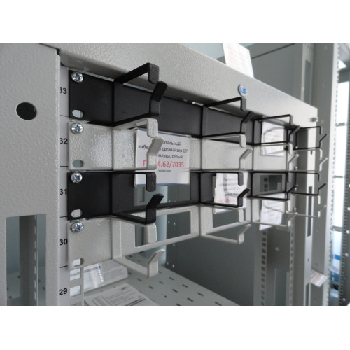 ЦМО Горизонтальный кабельный органайзер с окнами 19