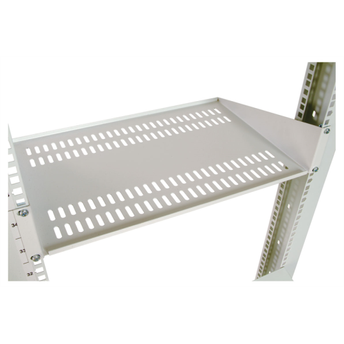 ЦМО Полка перфорированная консольная 2U, глубина 200 мм, цвет черный