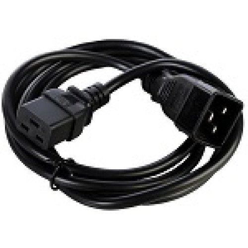 ЦМО Шнур (кабель) питания с заземлением IEC 60320 C19/IEC 60320 C20, 16А/250В (3x1,5), длина 3 м.