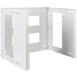 ЦМО Кронштейн телекоммуникационный настенный 12U, регулируемая глубина 300...450 мм