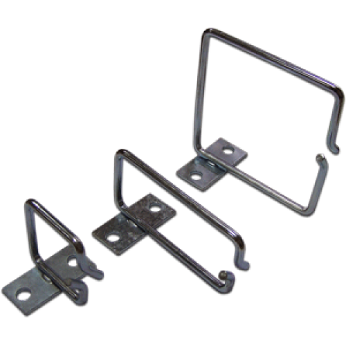 Металлическая скоба-органайзер для установки на 19