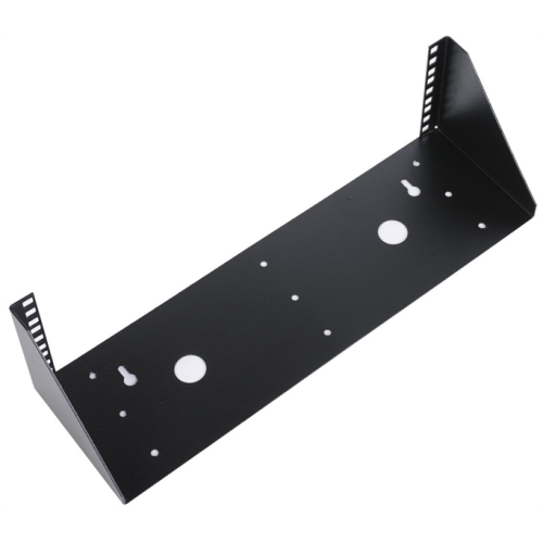 ЦМО Кронштейн телекоммуникационный настенный вертикальный 3U, цвет черный