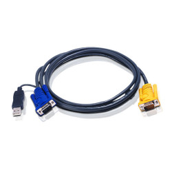 ATEN Intelligent CABLE HD15M/USBAM-, 1.8m