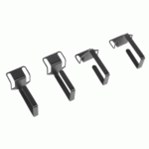 ЦМО Органайзер кабельный одинарный изгонутый, цвет черный