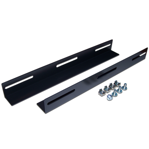 Держатели тяжелого оборудования для шкафов глубиной 1000 мм, 2 шт., черные