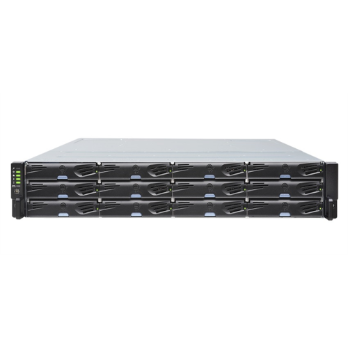 Infortrend JBOD 2U/12bay (GS) dual redundant controller expansion enclosure 4x 12Gb SAS ports, 2x(PSU+FAN module), 12xdrive trays, 2x 12G to 12 G SAS cables and 1xRackmount kit(JB 3012R)
