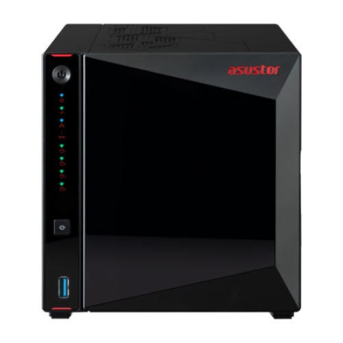 ASUSTOR AS5404T 2-Bay NAS/Media player/Intel Celeron N5105 2.0GHz up to 2.9GHz, 4GB SO-DIMM DDR4, noHDD(HDD,SSD),/2x 2,5Gb (LAN)/3xUSB3.2,HDMI; 90IX01R1-BW3S40