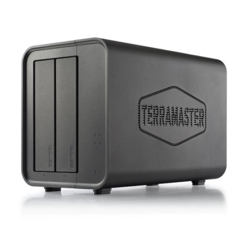 TerraMaster F2-212 tower NAS QC 1,7Ghz ARM/1Gb/JBOD,RAID0,1,TRAID/up to 2 HS SATA(3,5' or 2,5')/1xUSB3.0/1xUSB2.0/1xGbE RJ-45/iSCSI/1xPS/1YW (repl F2-211)