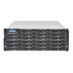 Infortrend EonStor DS 3000U 4U/24bay Dual controller, 2x12Gb/s SAS,8x1G iSCSI + 4x host board,2x4GB RAM,2x(PSU+FAN),2x(SuperCap+Flash),24xSAS SFF/LFF,1xRail kit(ESDS 3024RUC-C)