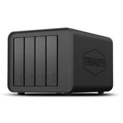 TerraMaster F4-424 Pro tower NAS 8C 3,8Ghz/32Gb/TRAID,JBOD,RAID0,1,10,5,6/up to 4 HS SATA(3,5' or 2,5')/2xM.2 2280 NVMe/2xUSB3.2 /HDMI/2x2,5GbE RJ-45/iSCSI/1xPS/1YW