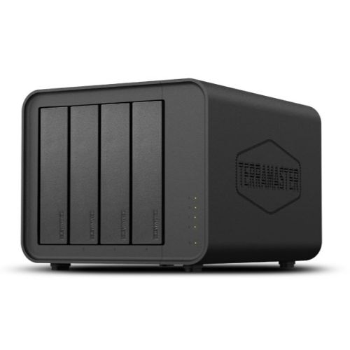 TerraMaster F4-424 Pro tower NAS 8C 3,8Ghz/32Gb/TRAID,JBOD,RAID0,1,10,5,6/up to 4 HS SATA(3,5' or 2,5')/2xM.2 2280 NVMe/2xUSB3.2 /HDMI/2x2,5GbE RJ-45/iSCSI/1xPS/1YW