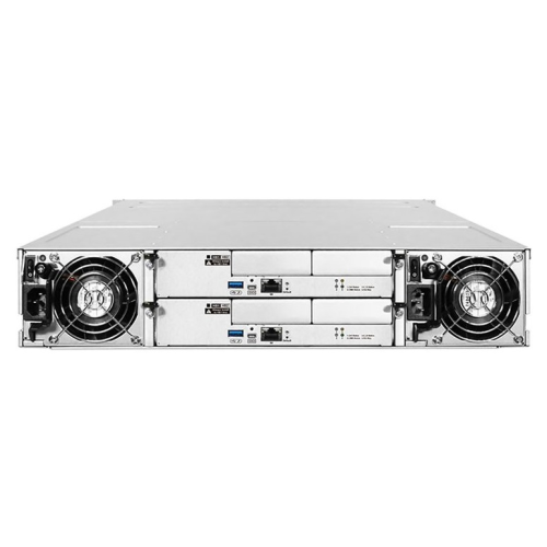 Infortrend EonStor GS 2000 Gen2 2U/24bay Dual controller, 2x12Gb/s SAS,8x1G iSCSI,+4 host boards,4x4GB,2x(PSU+FAN),2x(SuperCap+Flash),24xdrive trays,1xRackmount kit (GS 2024RCBF-D)