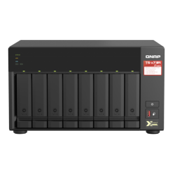 QNAP SMB QC 2,2GhzCPU/8Gb(upto64Gb)/upto 8HDD, up to 24 with TL-D800C/SATA(3,5'' 2,5