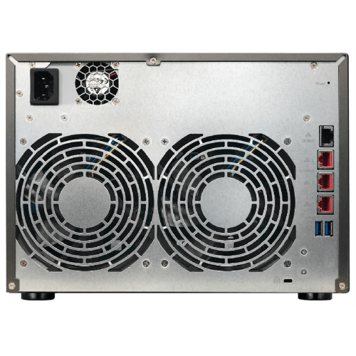 ASUSTOR AS7110T 10-Bay NAS/Media player/Intel Xeon E-2224  3.4GHz up to 4.6GHz(Quad-Core), 8GB SO-DIMM DDR4, noHDD(HDD,SSD),/10x1GbE+3x2,5Gbe(LAN)/3xUSB3.2,HDMI/M.2/4ip camera license ; 90IX01D1-BW3S1