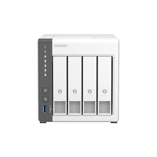 QNAP CHANNEL QC 2GhzCPU/4Gb/upto 4HDD, upto 12 with TL-D800C/SATA(3,5'')/ 1xUSB3.2 2xUSB2.0/1x1GbE 1x2,5GbE/iSCSI/1xPS/2YW D4 (REV. C)