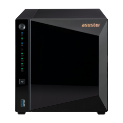 ASUSTOR AS3304T 4-Bay NAS/MPl/Cel 1.4GHz Quad Core/2GBDDR4/noHDD,LFF(HDD,SSD),/1x1GbE(LAN)/3xUSB3.2; 90IX01L0-BW3S00