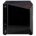 ASUSTOR AS5304T 4-Bay NAS/Media player/Intel Celeron J4105 1.5GHz, up to 2.5 GHz(Quad-Core), 4GB SO-DIMM DDR4, noHDD(HDD,SSD),/2x2,5GbE(LAN)/3xUSB3.2,HDMI/4ip camera license ; 90IX0181-BW3S10