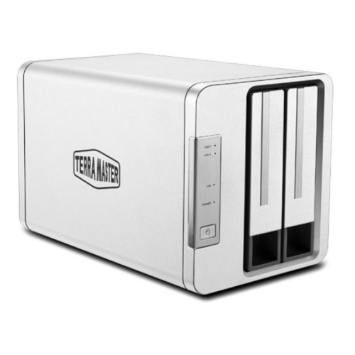 TerraMaster F2-423 tower NAS QC 2,0Ghz(2,9)/4Gb(32)/TRAID,JBOD,RAID0,1/up to 2 HS SATA(3,5' or 2,5')/2xM.2 2280 NVMe/2xUSB3.1 Gen2/HDMI/2x2,5GbE RJ-45/iSCSI/1xPS/1YW