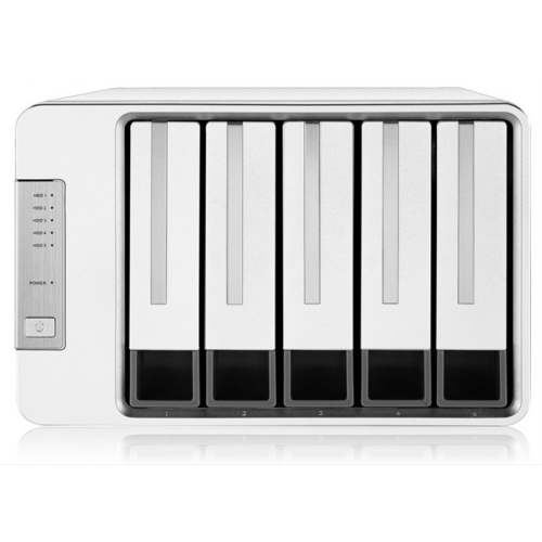 TerraMaster D5-300 DAS tower/2xHDDs RAID0,1,10,5,JBOD/up to 5 SATA(3,5' or 2,5')/1xUSB3.1 Type-C gen1/1xPS/1YW