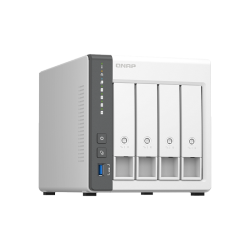 QNAP CHANNEL QC 2GhzCPU/4Gb/upto 4HDD, upto 12 with TL-D800C/SATA(3,5'')/ 1xUSB3.2 2xUSB2.0/1x1GbE 1x2,5GbE/iSCSI/1xPS/2YW D4 (REV. C)