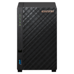 ASUSTOR AS1102T 2-Bay NAS/CPU (4Core) 1.4GHz/1GBDDR4/noHDD,LFF(HDD,SSD)/1x1GbE(LAN)/2xUSB3.2/; 90IX01K0-BW3S00