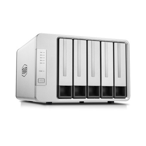 TerraMaster D5-300C DAS tower/ 2xHDDs RAID0,1,SD+3HDDs SD only/up to 5 HS SATA(3,5' or 2,5')/1xUSB3.1 Type-C gen1/1xPS/1YW