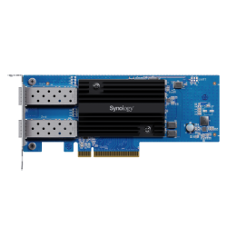Synology 10\25 Gigabit Dual port SFP+ PCIe 3.0 x8 adapter (incl LP and FH bracket)