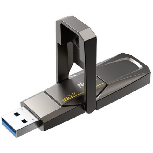 Netac US5 128GB USB3.2+TypeC Solid State Flash Drive, up to 550MB/500MB/s