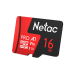 Netac P500 Extreme PRO 16GB MicroSDHC V10/U1/C10 up to 100MB/s, retail pack with SD Adapter Netac P500 Extreme PRO 16GB MicroSDHC V10/U1/C10 up to 100MB/s, retail pack with SD Adapter