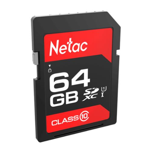 Netac P600 64GB SDXC U1/C10 up to 80MB/s, retail pack