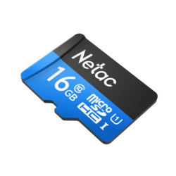 Netac P500 Standard 16GB MicroSDHC U1/C10 up to 90MB/s, retail pack card only