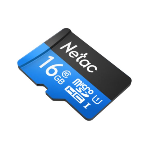 Netac P500 Standard 16GB MicroSDHC U1/C10 up to 90MB/s, retail pack with SD Adapter