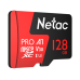Netac P500 Extreme PRO 128GB MicroSDXC V30/A1/C10 up to 100MB/s, retail pack with SD Adapter