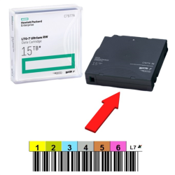 HPE Ultrium LTO7 Data cartridge 15TB RW (without Label)