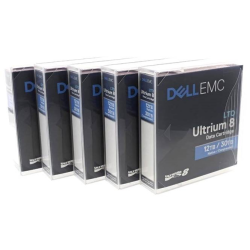 DELL LTO8 Tape Media cartridge, 5 Pack, Cust Kit