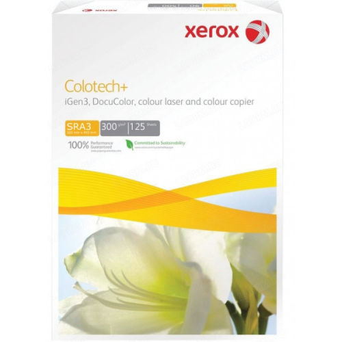 Бумага XEROX Colotech Plus 170CIE, 300г, SR A3 (450x320мм), 125 листов (кратно 5 шт) (См. 003R97554)