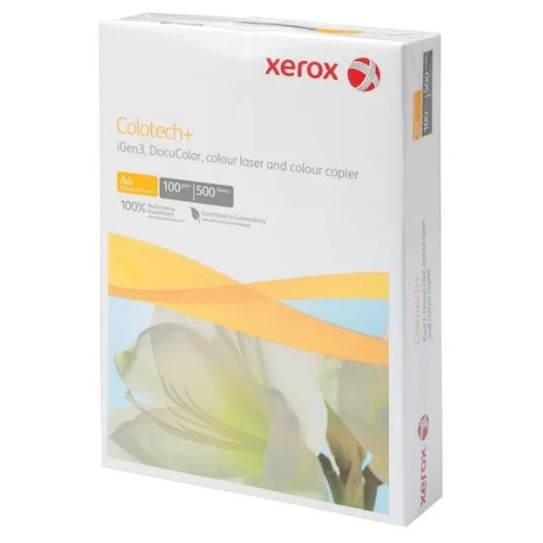 Бумага XEROX Colotech Plus 170CIE, 100г, A4, 500 листов (кратно 4 шт) (См. 003R94646)