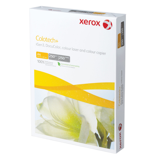 Бумага XEROX Colotech Plus 170CIE, 220г, A4, 250 листов (кратно 4 шт) (См. 003R94668)
