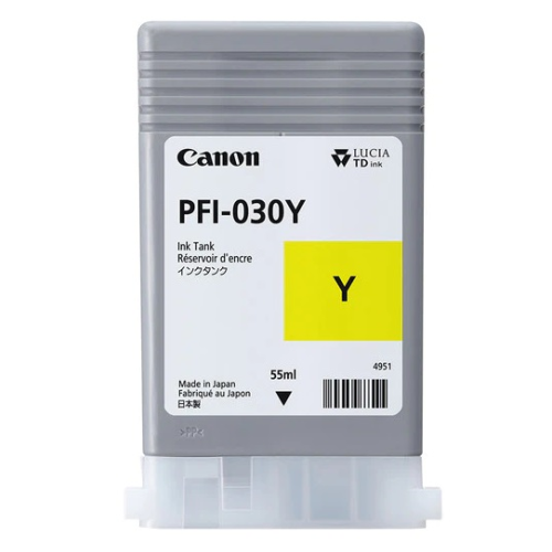 Картридж CANON  Pigment Ink PFI-030 Yellow (TM240/TM340)  55ml