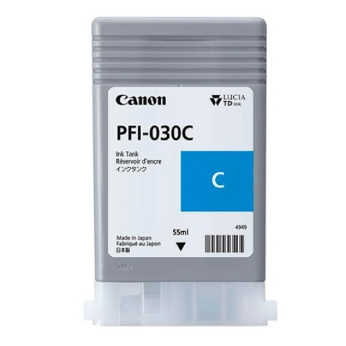 Картридж CANON  Pigment Ink PFI-030 Cyan (TM240/TM340) 55ml