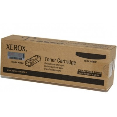 Тонер-картридж Xerox Phaser 6600 WC 6605 (6K стр.), голубой