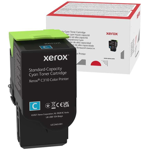 Тонер-картридж Xerox голубой для C310/315 (2K стр.)