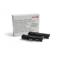 Тонер-картридж Xerox Phaser 3052/3260 WC 3215/3225 (2*3K стр.), черный