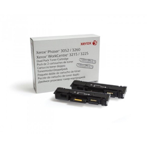 Тонер-картридж Xerox Phaser 3052/3260 WC 3215/3225 (2*3K стр.), черный
