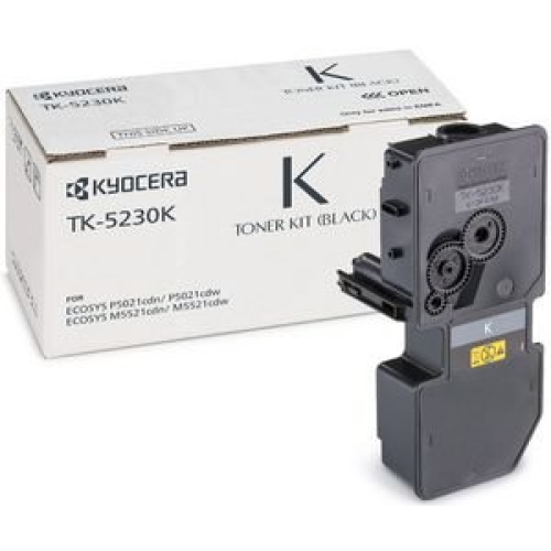 Kyocera Тонер-картридж TK-5230K для P5021cdn/P5021cdw/M5521cdn/M5521cdw чёрный (2600 стр.)