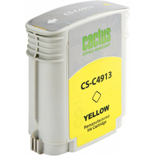 Cactus CS-C4913 №82 желтый (72мл) для HP DJ 500/800C