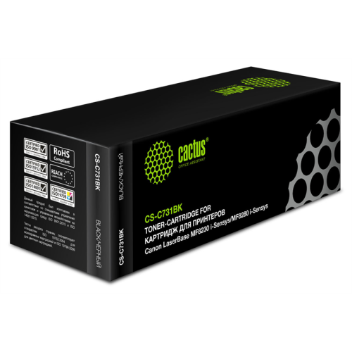 Cactus CS-C731BK 731 BK черный (1600стр.) для Canon LB i-Sensys MF8230/MF8280