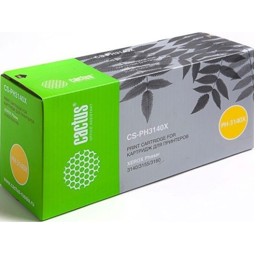 Cactus CS-PH3140X 108R00909 черный (2500стр.) для Xerox Phaser 3140/3155/3160